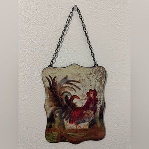 Vintage Rooster Wall Hanging